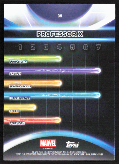 2026 Topps Neon Marvel - 39 Professor X