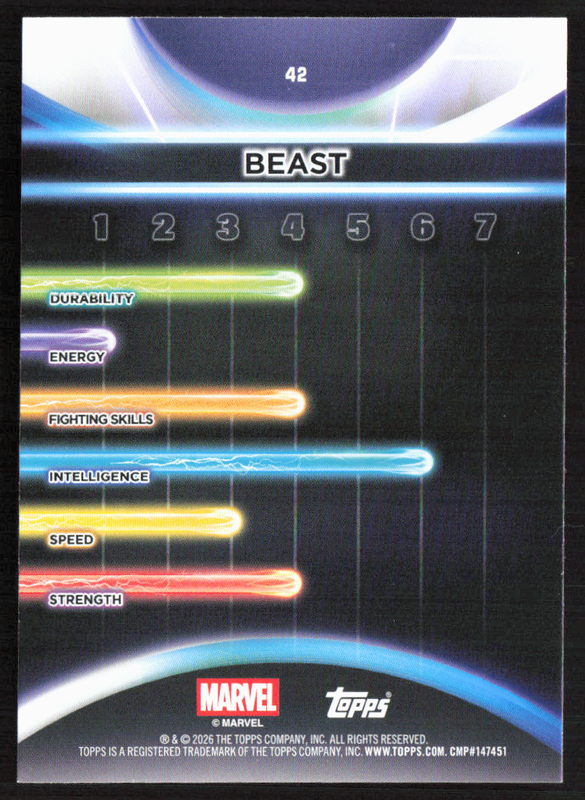 2026 Topps Neon Marvel - 42 Beast