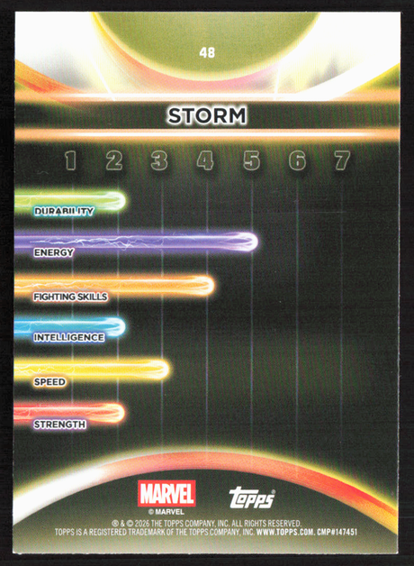 2026 Topps Neon Marvel - 48 Storm