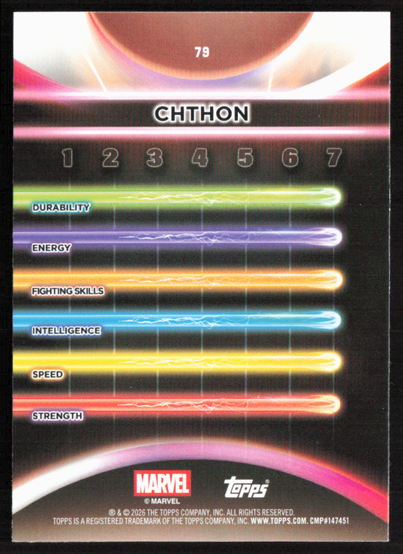 2026 Topps Neon Marvel - 79 Chthon