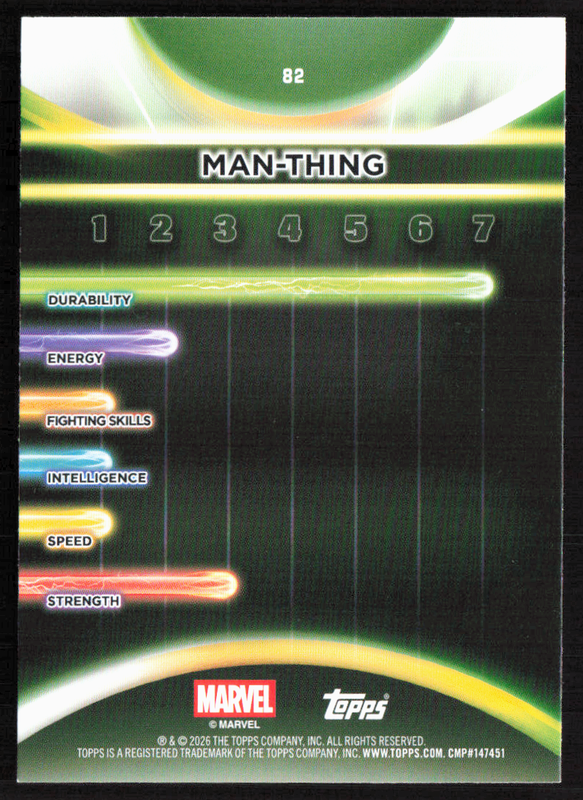 2026 Topps Neon Marvel - 82 Man-Thing