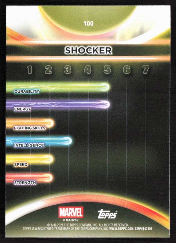 2026 Topps Neon Marvel - 100 Shocker