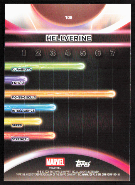 2026 Topps Neon Marvel - 109 Hellverine