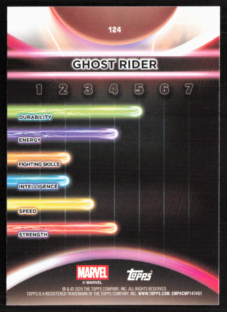 2026 Topps Neon Marvel - 124 Ghost Rider