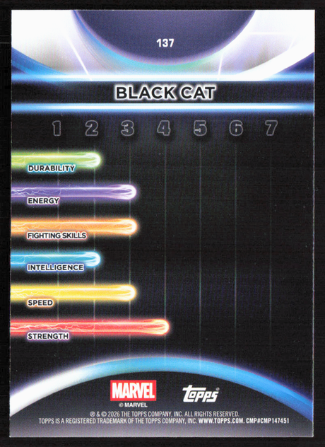 2026 Topps Neon Marvel - 137 Black Cat