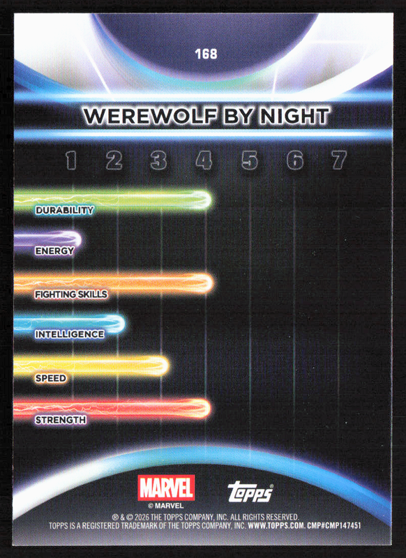 2026 Topps Neon Marvel - 168 Werewolf By Night