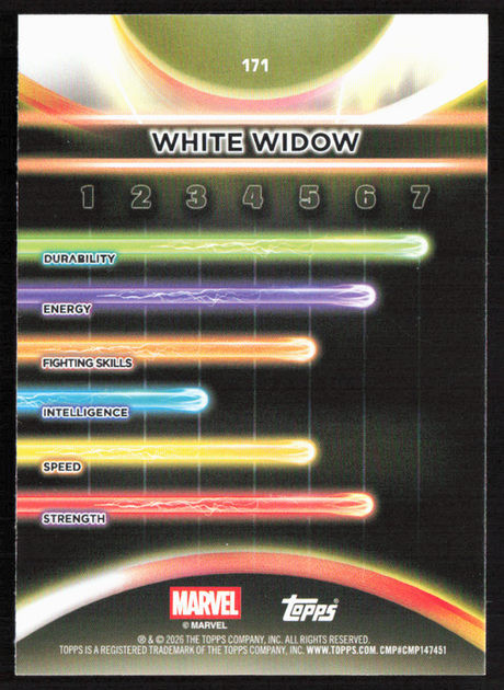 2026 Topps Neon Marvel - 171 White Widow
