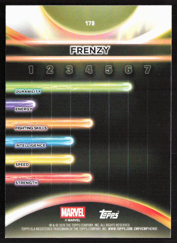 2026 Topps Neon Marvel - 179 Frenzy