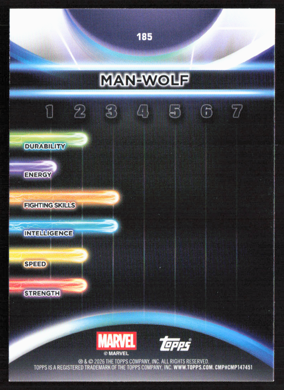 2026 Topps Neon Marvel - 185 Man-Wolf