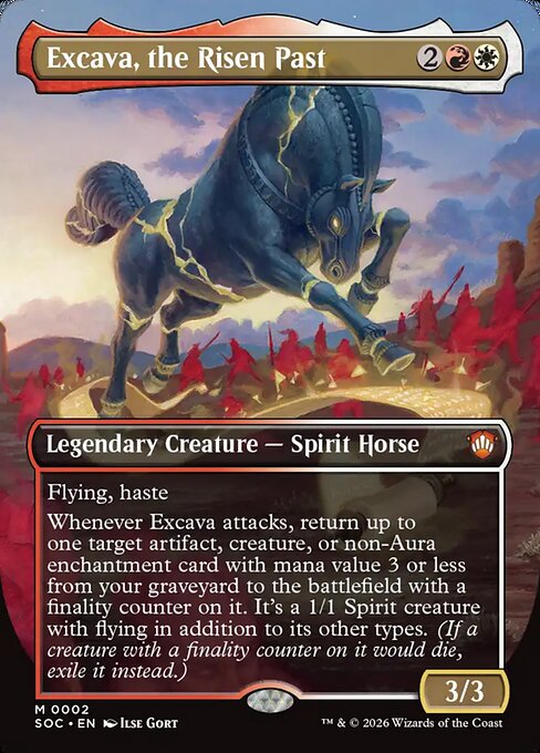 Excava, the Risen Past (Borderless) (Foil)