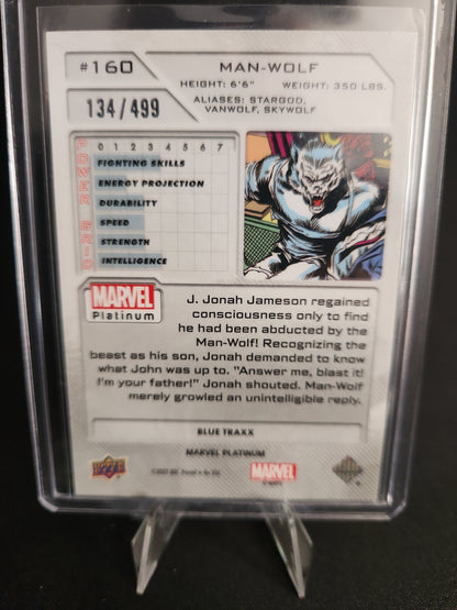 Blue Traxx #160 Man Wolf (134/499)