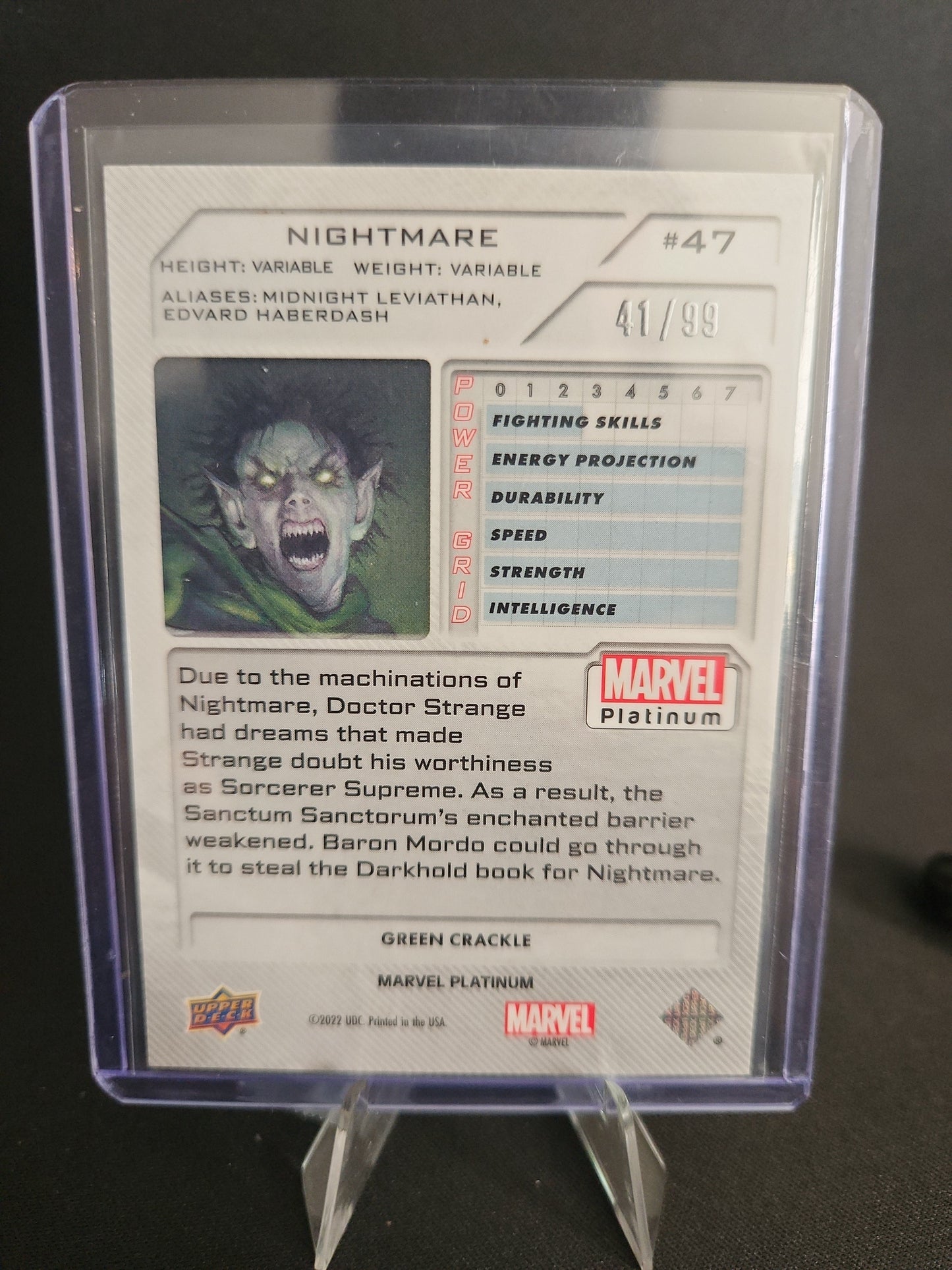 Green Crackle #47 Nightmare (41/99)