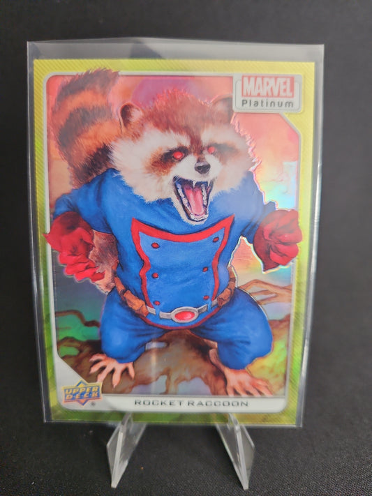 43 Rocket Raccoon - Yellow Rainbow